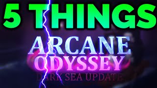 Do THIS Before the DARK SEA UPDATE! | Arcane Odyssey