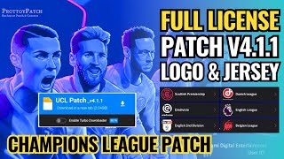 Tutorial Download & Install eFootball 2025 Mobile Patch V4.1.1 | UCL Champions League Full Licensed