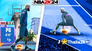 He dribbles EXACTLY like me...but on a 6'6 POINT GUARD😱WOW | NBA 2K24