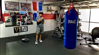 HOME GARAGE BOXING GYM!!!