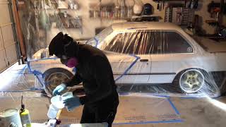 BMW E30 325e Painting Engine Bay Time-lapse