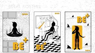 Be Positive Design Posters