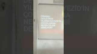 Yıldırım Bayezid'in Mevlana soyundan gelen çocukları