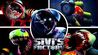 Sivi's Factory: Chapter 1 - ALL Bosses + Jumpscares & Full Walkthrough (Showcase)