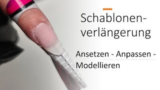 Schablonenverlängerung - Tipps & Tricks// Fibre Forms Schablonengel