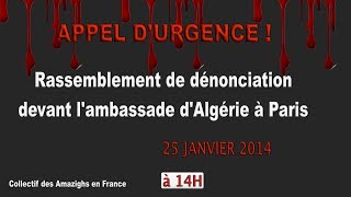 Appel à SOUTIEN pour les MOZABITES SAMEDI 25/01/2014 a 14H Amb Alg à Pariss