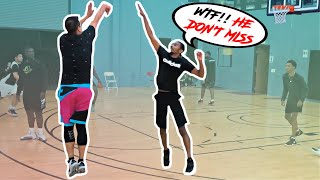 This INSANE Shooter CAN'T MISS!! 5v5 Basketball