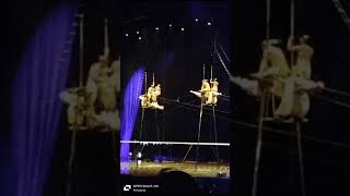 El Caimán en el mejor circo del mundo cirque du solei Corteo. En Cdmx.