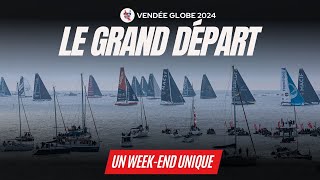 🌍 Le GRAND DÉPART du VENDÉE GLOBE 2024