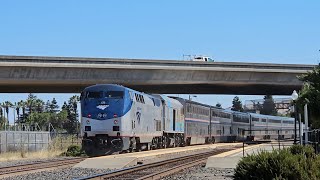 Amtrak California Zeyphyr train 6 with a F40PH, and P42DC trailing 7/16/24