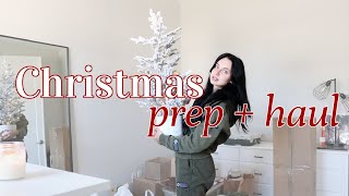 VLOGMAS | CHRISTMAS DECOR HAUL | cleaning, holiday prep, easy slow cooked roast