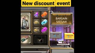 BARGAIN SEESAW EVENT FREE FIRE | 90% DISCOUNT TRICK | FREE FIRE NEW EVENT #shorts #freefireshorts