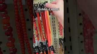 Shopping at Hobby Lobby! #bracelets #jewlery #smallbusiness #claybeads #etsy #hobbylobby #shopping