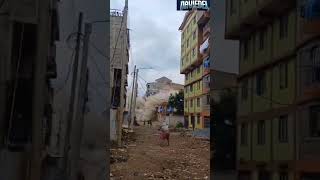 Storey building collapses in Kahawa west, several trapped inside#trending #buliding #viralvideo #fyp