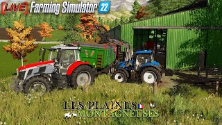 ⭕️[Live Fs22] - CURAGE DES STABULATIONS EN CE DEBUT D'HIVER!! (LPM 🏔️)