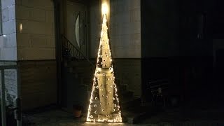 Weihnachtsbeleuchtung 2D Christbaum - DIY - christmas lights