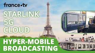 France Televisions introduces Hyper-Mobile broadcasting for Paris 2024 1-year countdown talkshow.