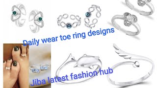 Latest stylish simple daily wear toe ring designsll Light weight Bichhiya designs..