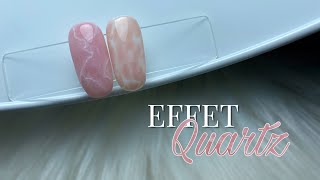 Tuto EFFET QUARTZ - 2 techniques ! (Blooming Gel & Cellophane)