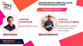 #ZNLive №295 with Jesus Azogue and Kirill Mikhaltsov