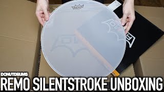 Remo SilentStroke Drumheads Unboxing (DonutDrums)