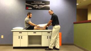 Greensboro Orthopaedics: Gastrocnemius Stretch (lower leg) with Chad Parker, PT, MPT, LAT, ATC, CSCS