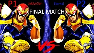 JaidynSan (P1 Falcon) VS Eternal (P2 Falcon) #8 - Super Smash Bros for Wii U