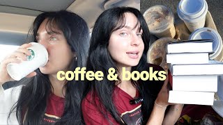 healthier starbucks fall coffees + cozy book haul ☕