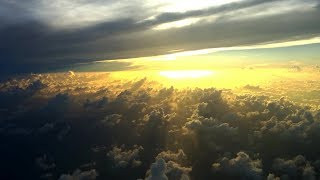 Plane Take-Off and View at 40,000 Feet