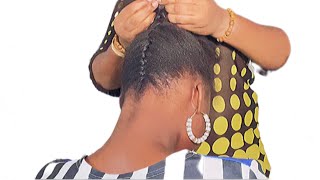 DIY NATURAL HAIRSTYLE// TWIST AND ROLL HAIRSTYLE. LESS THAN 30MINS UPDO.