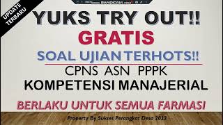 [ PART 3 ] PASTI KELUAR !! Prediksi Soal Sosial Kultural, Manajerial CPNS ASN PPPK 2024