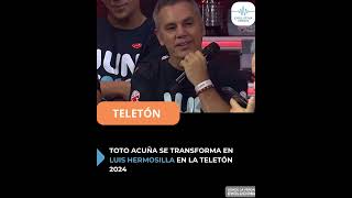 Toto Acuña sorprende como Luis Hermosilla en la Teletón 2024