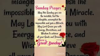 Sunday blessings