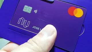 CARTÃO NUBANK SEGUNDA VIA COM TECNOLOGIA  CONTACTLESS