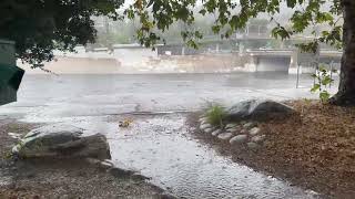 The LA River is FLOODED