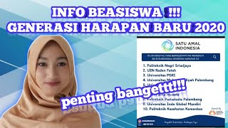 INFO BEASISWA ||BEASISWA GENERASI HARAPAN|| #infobeasiswa #beasiswagenerasiharapan #generasiharapan