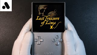 Lost Treasure of Lima Game Boy Color on Analogue Pocket Limited Edition Silver Handheld Gameplay