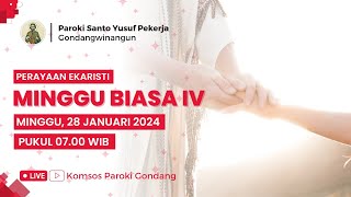 MISA MINGGU BIASA IV B - 28 JANUARI 2024