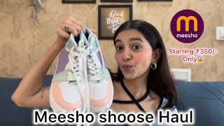 Meesho shoose Haul / Starting only ₹350/-😍#whatiorderedvswhatigot #meeshohaul #viral #trending