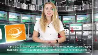 Как с 2019 года будет считаться налог на имущество организаций при изменении кадастровой стоимости