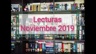 Mis lecturas de noviembre 2019.