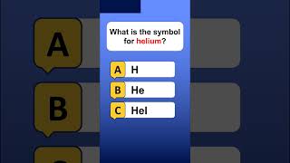 What is the symbol for helium