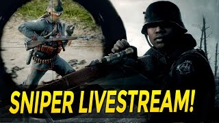 Sniper Stream - Battlefield 1 (UK Streamer - Wintergore)