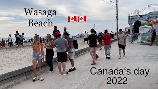 Short walk in Wasaga Beach at First of July 2022