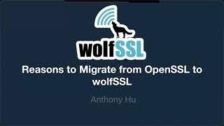 Live Webinar: Migrate from OpenSSL to wolfSSL