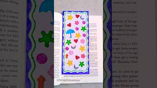 Aesthetic bookmark ideas (Day 4/10) #shorts #bookmark #bmartcreations #youtubeshorts #song #creative