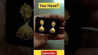 #shorts You have this type of Jhumkas #trending