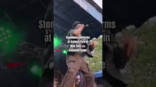 Stonebwoy performs at Crotona Park New York 🇺🇸#summerstage #stonebwoy #ghanacelebrities #ghananews