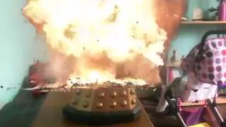 Dalek gets blown up