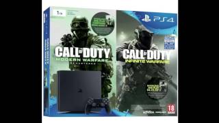 CALL OF DUTY INFINITE WARFARE AND MODERN WARFARE REMASTERED PS4 PRO BUNDLE!